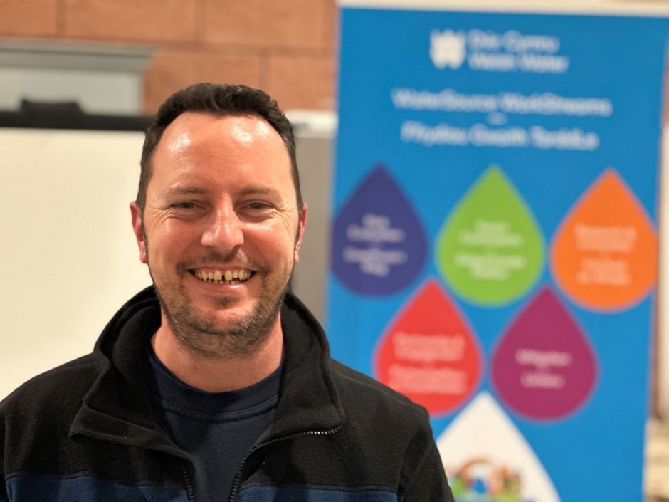 Dan Humphreys attending the inaugural YFC Roadshow in Raglan. 