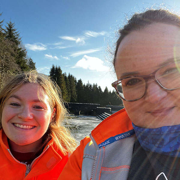 But no matter what the weather, Charlotte and Alice enjoy getting out and about in the fresh air and love their work. 
