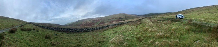 Afon Gwril is a small river which flows through a sparse but beautiful landscape.