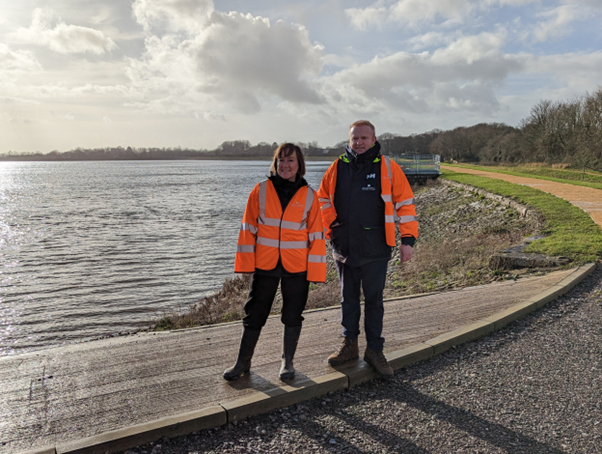 New visitor hub at Lisvane and Llanishen reservoirs starts to take shape